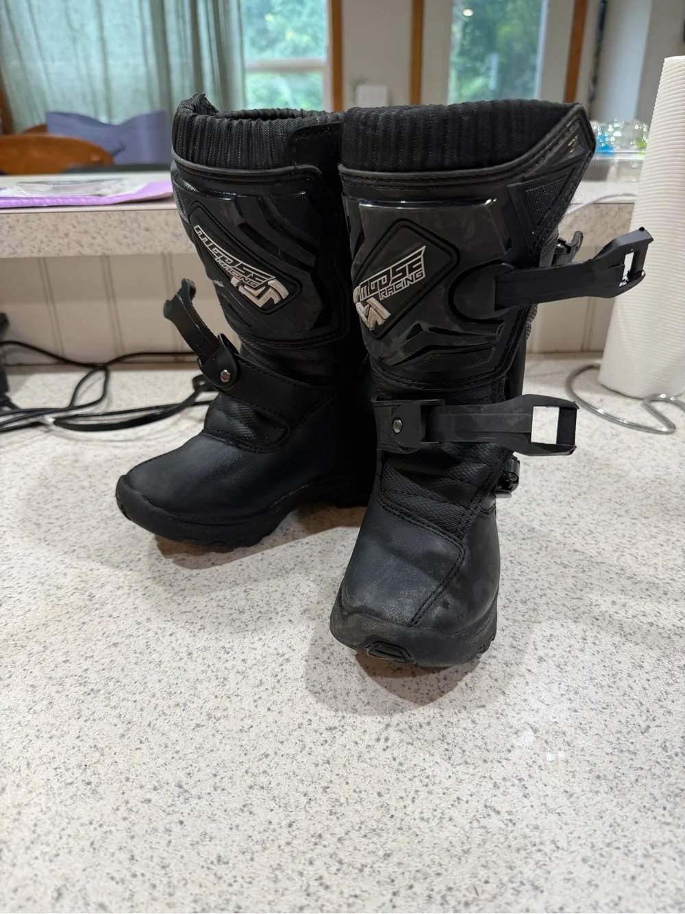 Kids MOOSE Racing Riding Boots size 11